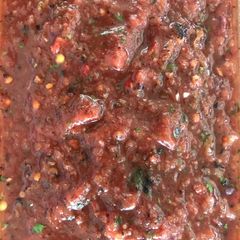 A picture of Fiery Roasted Habanero Salsa (HOT! 🌶).