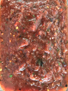 A picture of Fiery Roasted Habanero Salsa (HOT! 🌶).