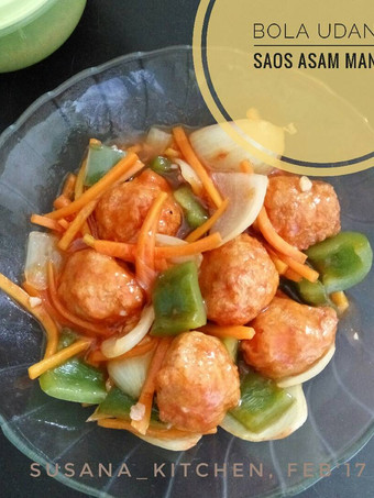 Resep Bola Udang Saos Asam Manis Ekonomis Untuk Jualan