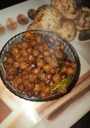 A picture of Masala chana.
