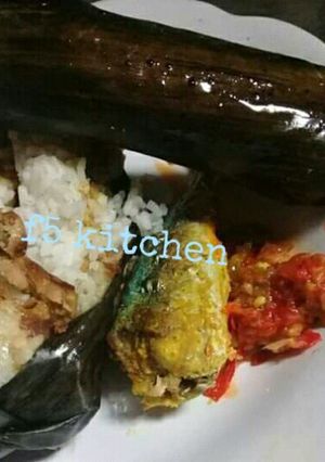 Foto resep NASI BAKAR (oven) isi TEMPE PENYET no ribet