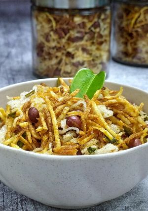 Foto resep Kering Kentang Kacang Bihun Pedas Gurih