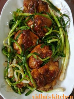 Foto resep Ayam kecap daun bawang