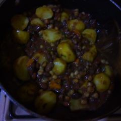 A picture of Githeri with potatoes #AuthorMarathon.