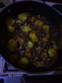 A picture of Githeri with potatoes #AuthorMarathon.