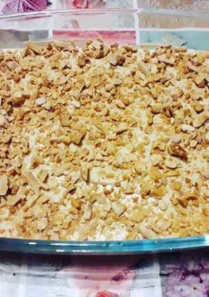 Foto di Quick Dessert con crema al caffe e mandorle tostate