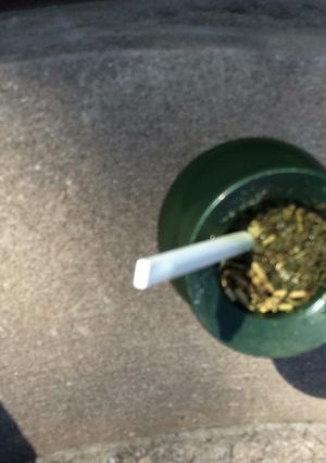 Una foto de Mate con té Rojo y Stevia