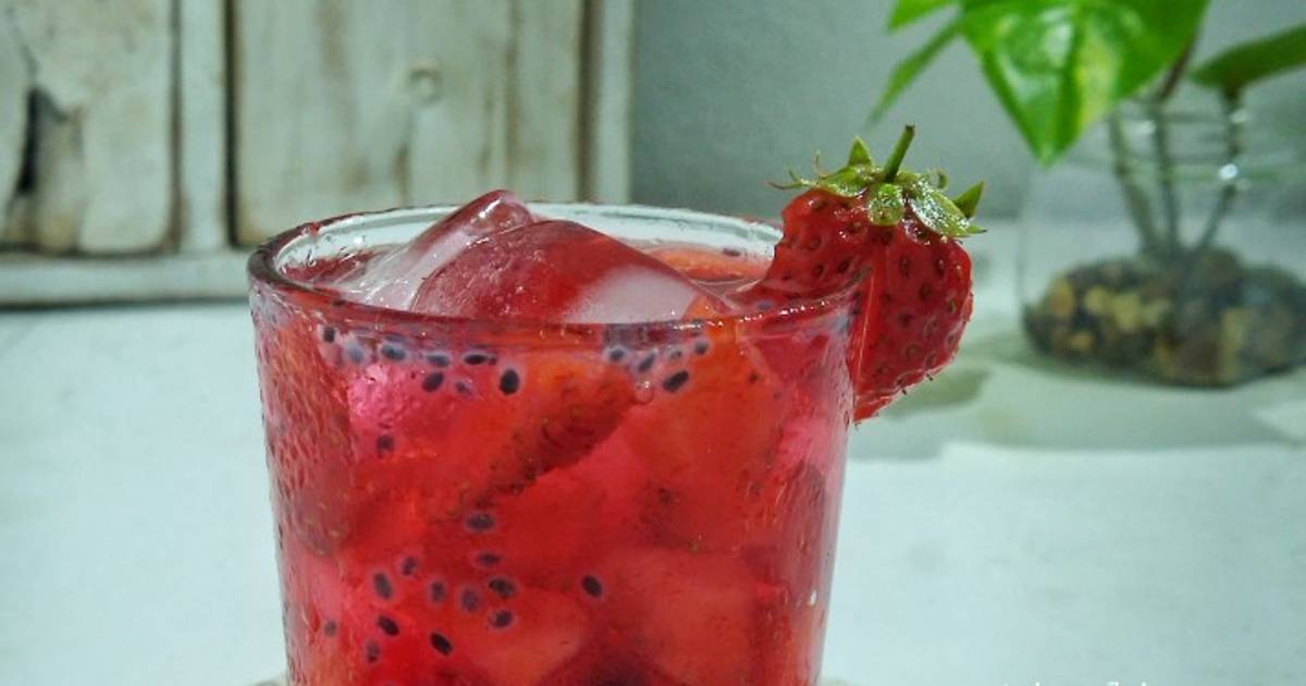 Resep Strawberry Squash oleh Neti Yuliasari Cookpad