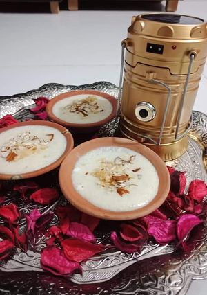 A picture of ❤🥥❤coconut kheer ❤🥥❤     .