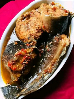 A picture of Catfish pepper soup.