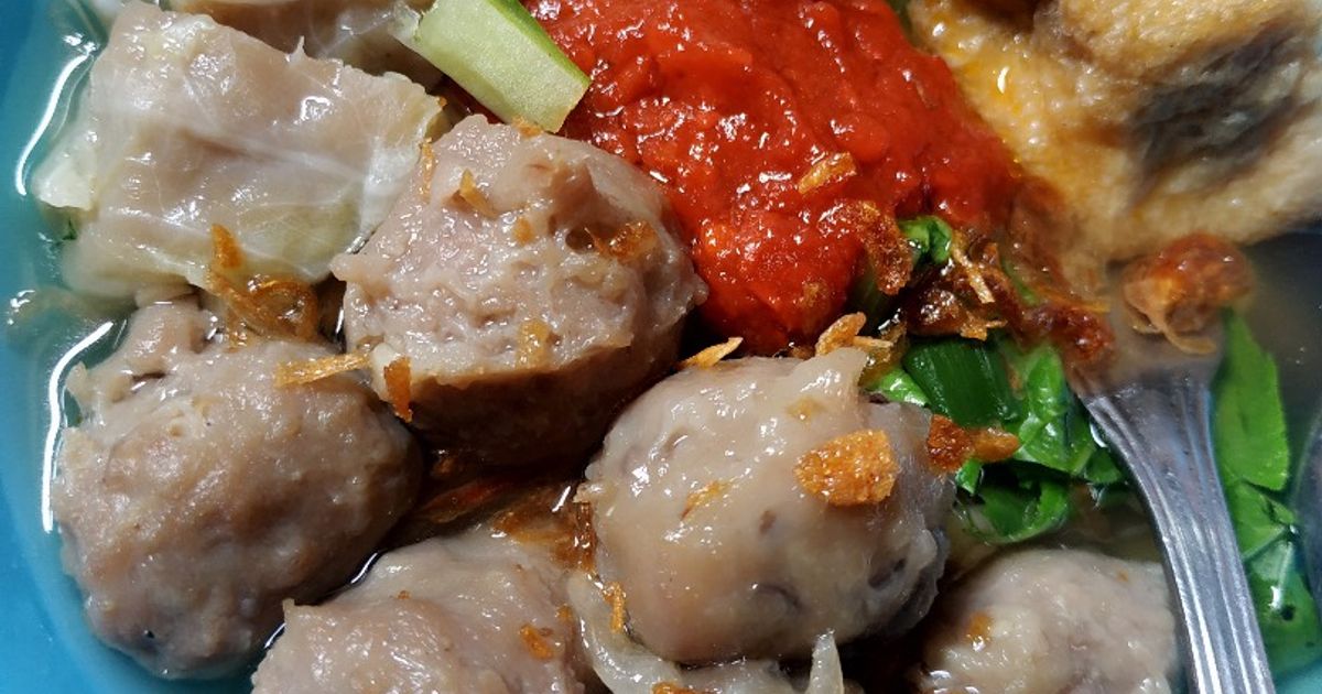 Resep Bakso Daging Sapi Asli oleh Gendis Andhini - Cookpad