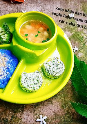 Hình của món Chả thịt heo rau củ cho bé.