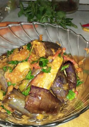Foto resep Sambel terong kemangi.