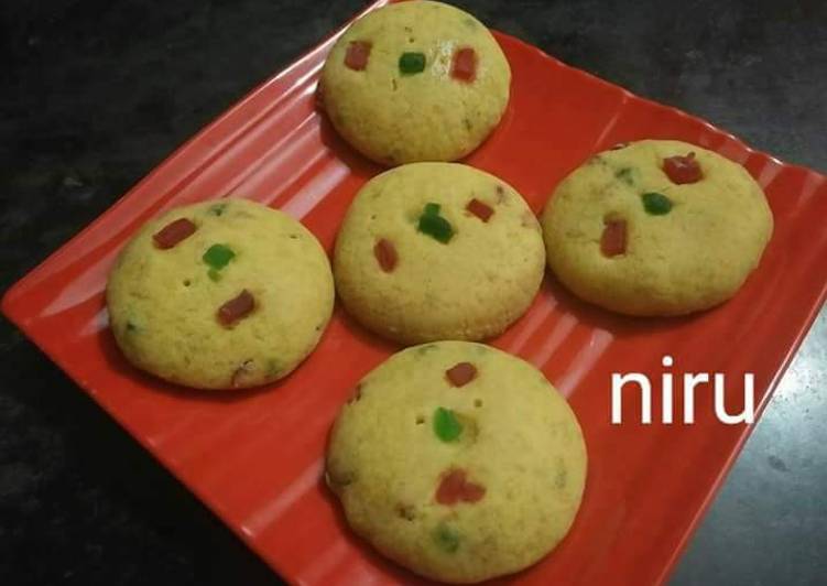Steps to Make Perfect Tutti-frutti custard cookies