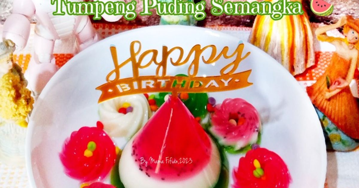 Tumpeng Puding Semangka