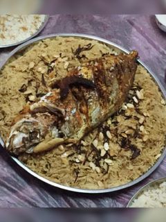 صورة لوصفة سمك مشوي مع رز صيادية