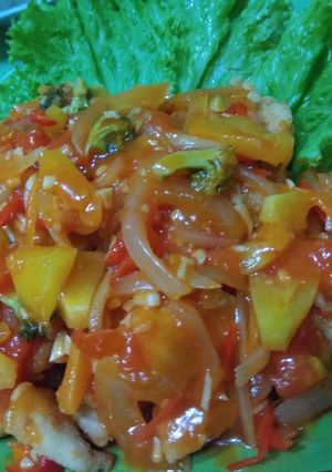 Foto resep Ayam saos asam manis
