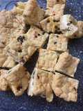 Freezable sugar cookie cheesecake bars