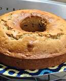 Budín húmedo de bananas, nueces y pasas sin manteca