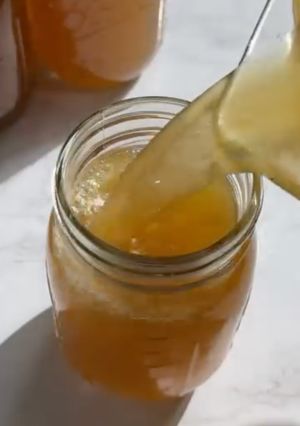 A picture of Homemade Lamb Stock Recipe.