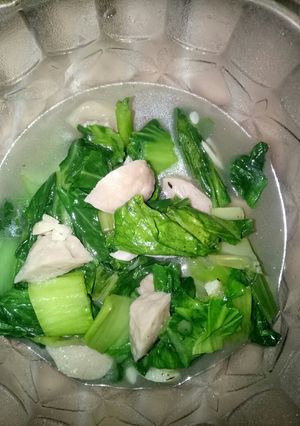 Foto resep Ca pokcoy bakso ayam homemade