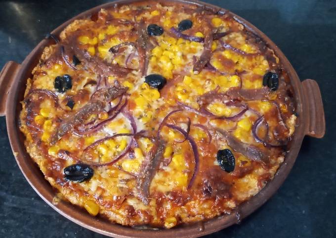 Recipe of Any-night-of-the-week Chicken Mince-Crust Pizza