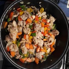 Chicken stir fry A picture of Chicken stir fry.