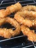 Aros de Calamar fritos a la Sonorense