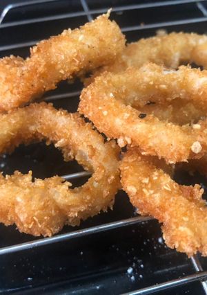 Una foto de Aros de Calamar fritos a la Sonorense