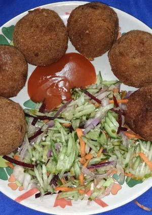 A picture of Raw Jackfruit Chop (Bengali Style).