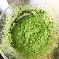 A picture of Wild Garlic and Nettle Pesto.