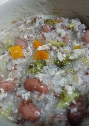 Foto resep Bubur tim sup daging sapi 4⭐