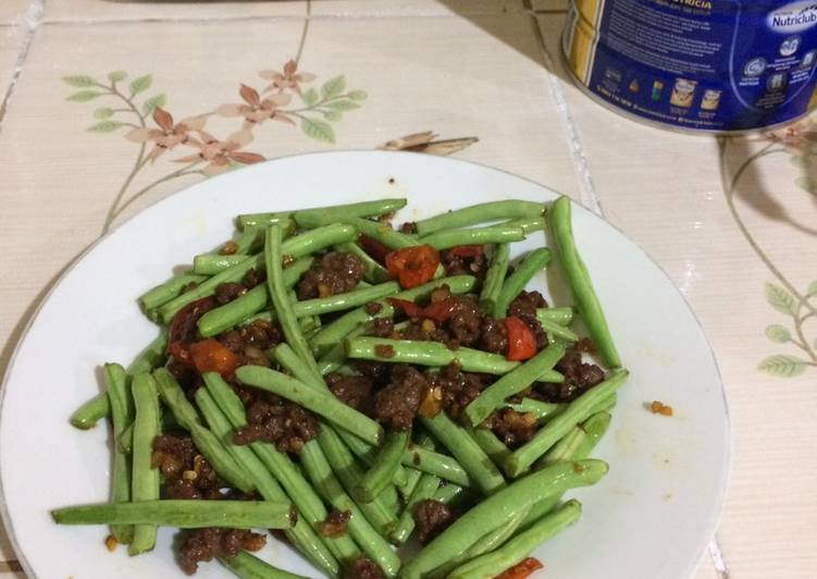 Buncis ala singapore versi mamih Nya Naufal