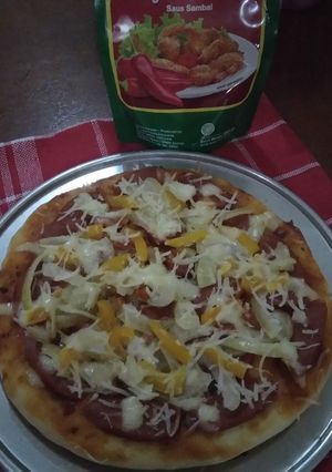 Foto resep Pizza Sosis Bakso 🍕