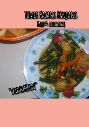 Foto resep Tumis Kacang Panjang dengan Tahu dan kecambah