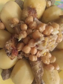 صورة لوصفة محشي بالبطاطا 🍲🐔