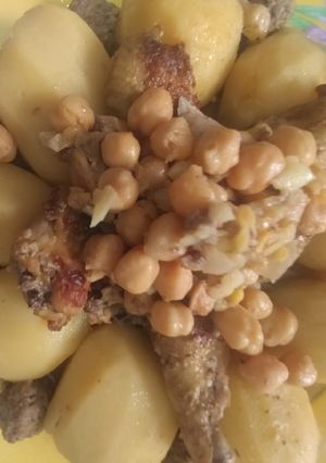 صورة لوصفة محشي بالبطاطا 🍲🐔
