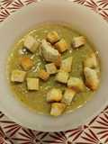 Crema Fría Detox de Calabacín con puerro y Manzana