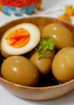 Hình của món Trứng Ngâm Nước Tương.