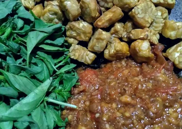 Resep Sambal Tempe Kemangi, Enak Banget