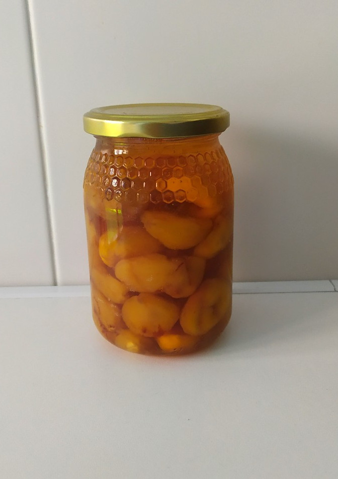Una foto de Castañas en almíbar
