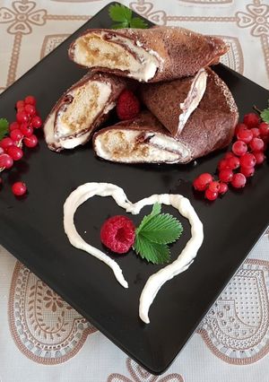 O poză a rețetei Clătite Tiramisu.