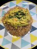 Saumon curry coco et riz complet