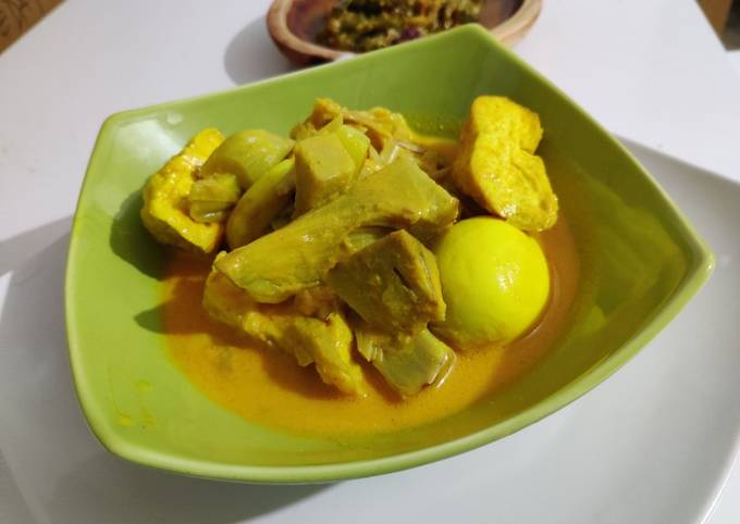 Yuk intip, Resep membuat 8.5. Gulai Nangka - Tahu yang sedap