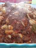 Ñoquis de papas con bolognesa