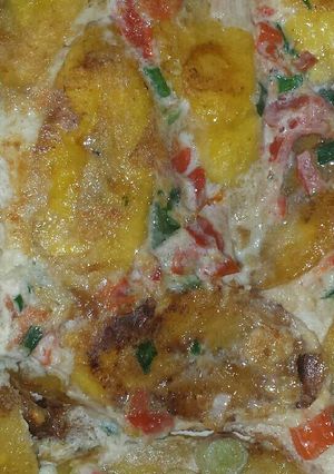 A picture of Plantain Fritata.