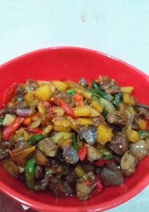Foto resep Oseng oseng ati ampela kentang