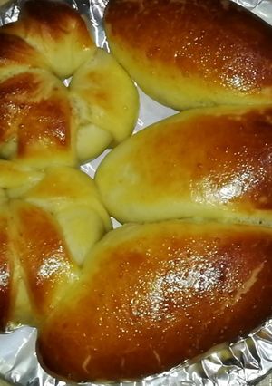 A picture of Milk Bread bun | masla bread bun.