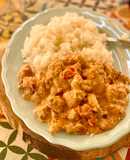 Pechugas de pollo en salsa de frutos secos