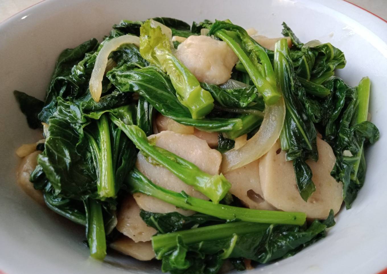 Tumis Kailan Baso Sapi